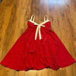 Moda XS Red mini A-framed dress